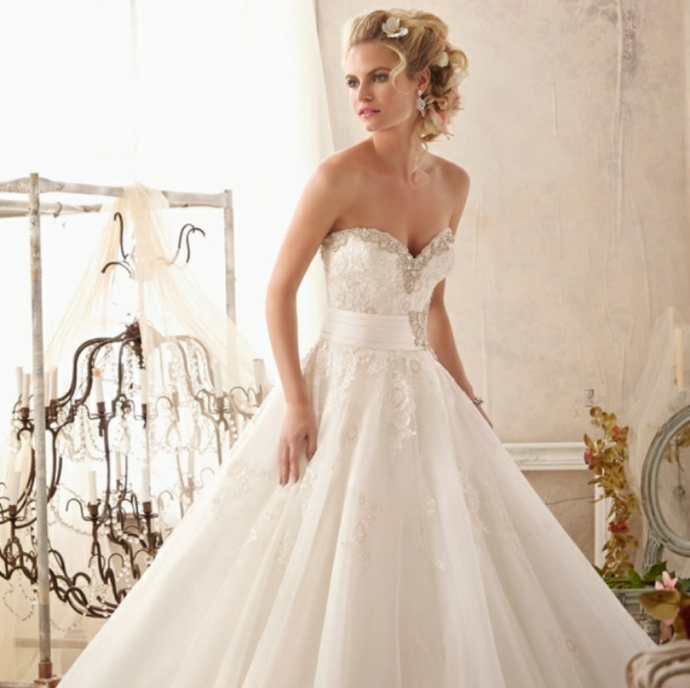 Mori Lee Wedding Gown #2614